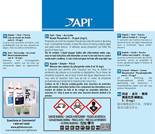 API Phosphate Kit bouteilles de solution: mesures précises pour une surveillance fiable
