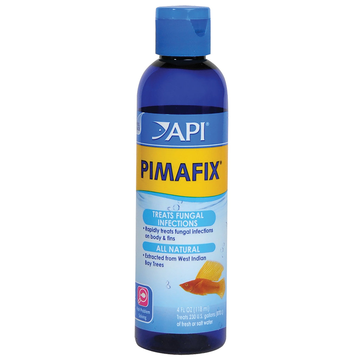 API Pimafix flacon-4onces, traitement des infections chez les poissons.
