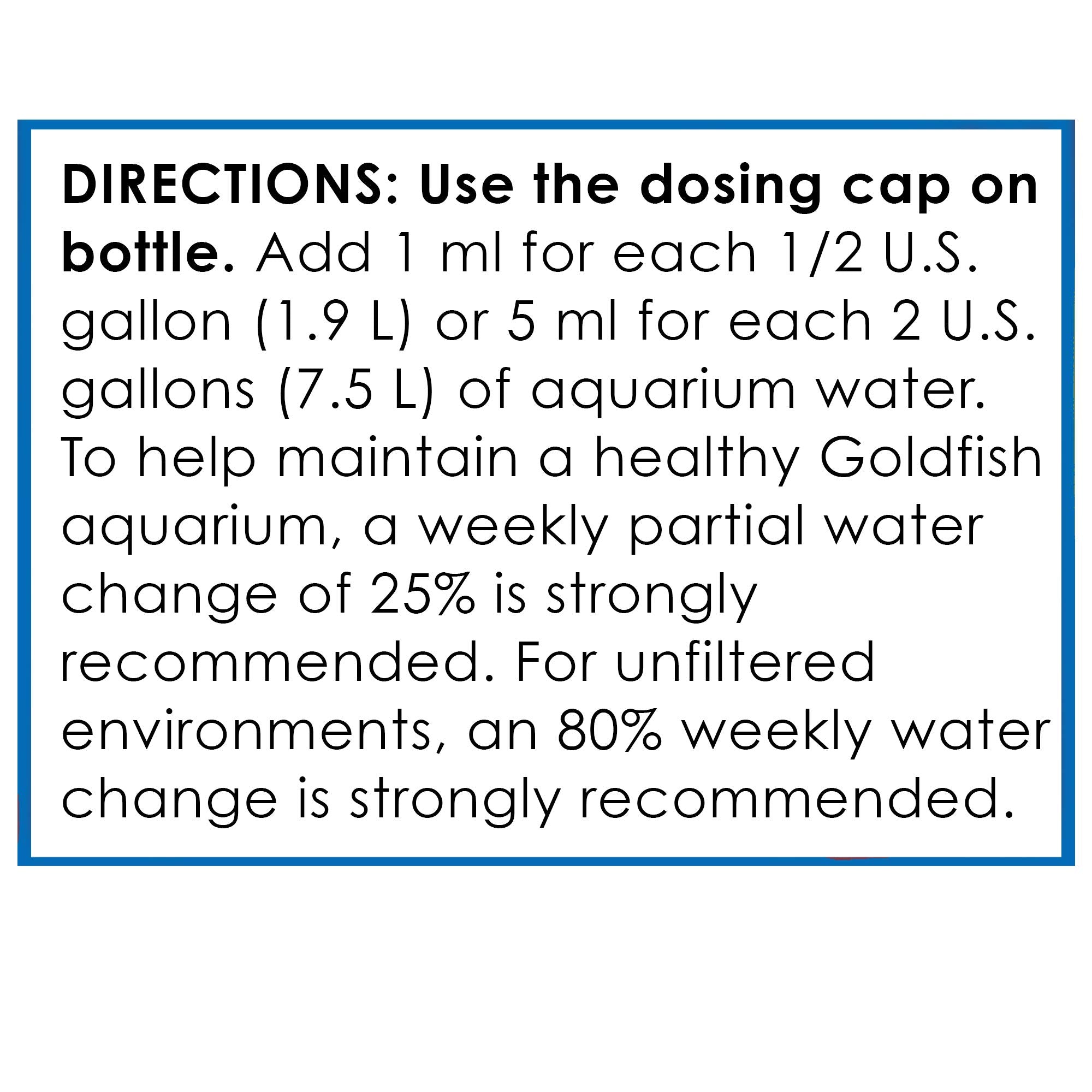 API Protéger Poisson Rouge – traitement lors des changements d’eau