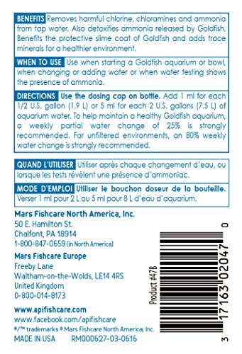 API Protéger Poisson Rouge – eau saine pour poissons rouges
