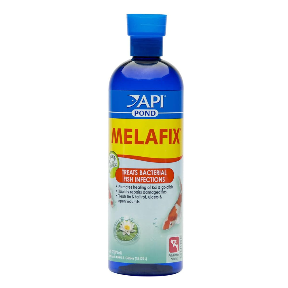 API POND MELAFIX flacon 16 onces pour traiter les poissons d’étang.