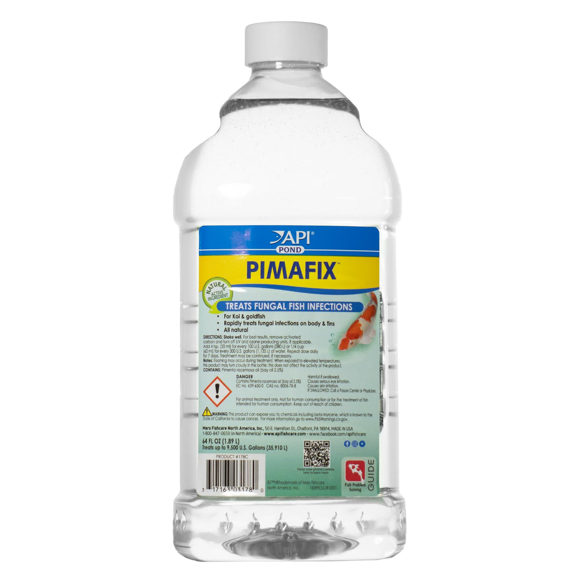 API POND PIMAFIX - bouteille 64oz prête au traitement des poissons.