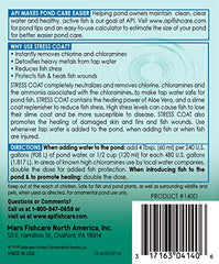 API POND STRESS COAT déchlorant pour étang et eau de robinet