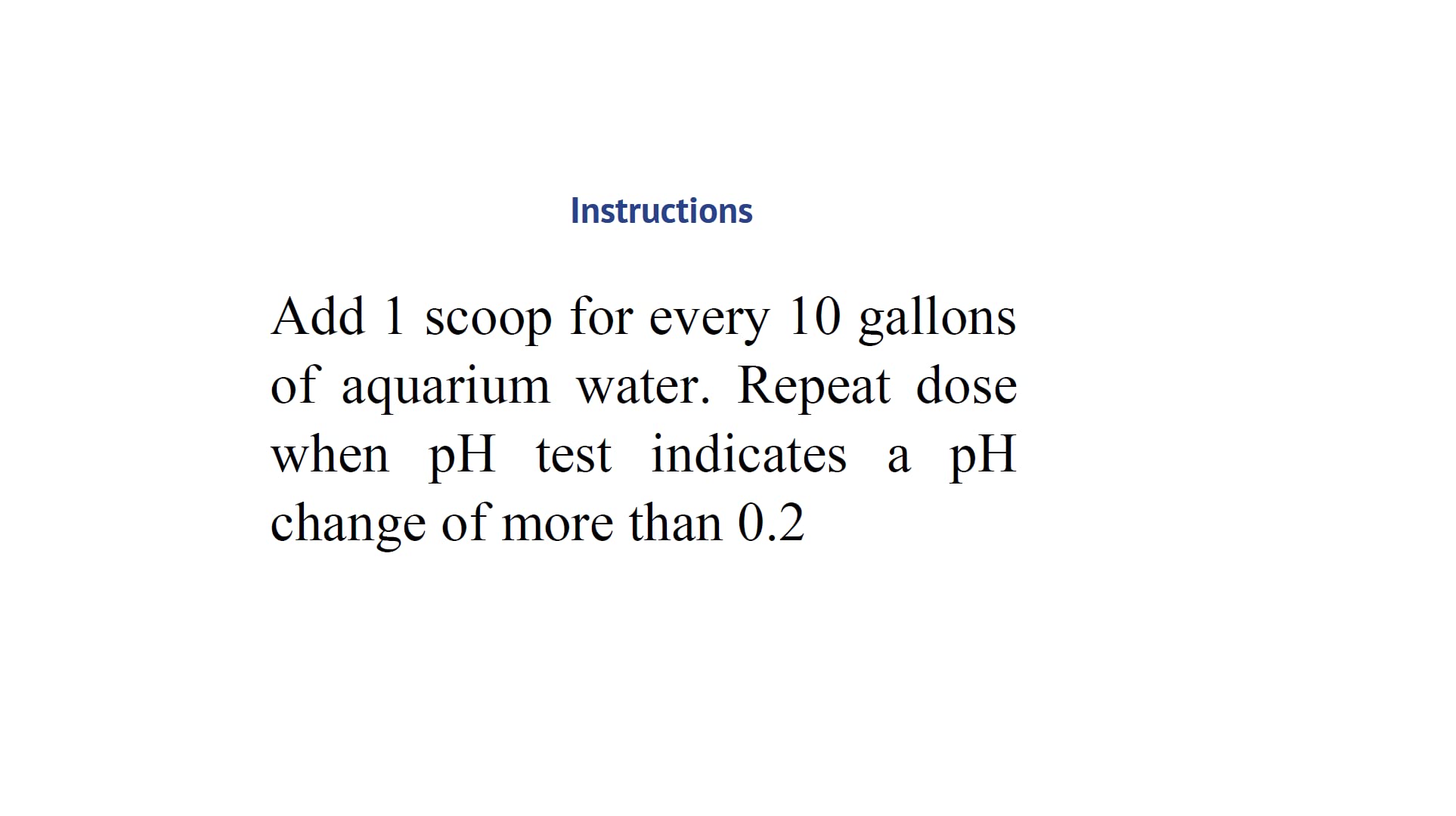 API Proper pH 7,5 – changement d'eau avec stabilisation du pH.