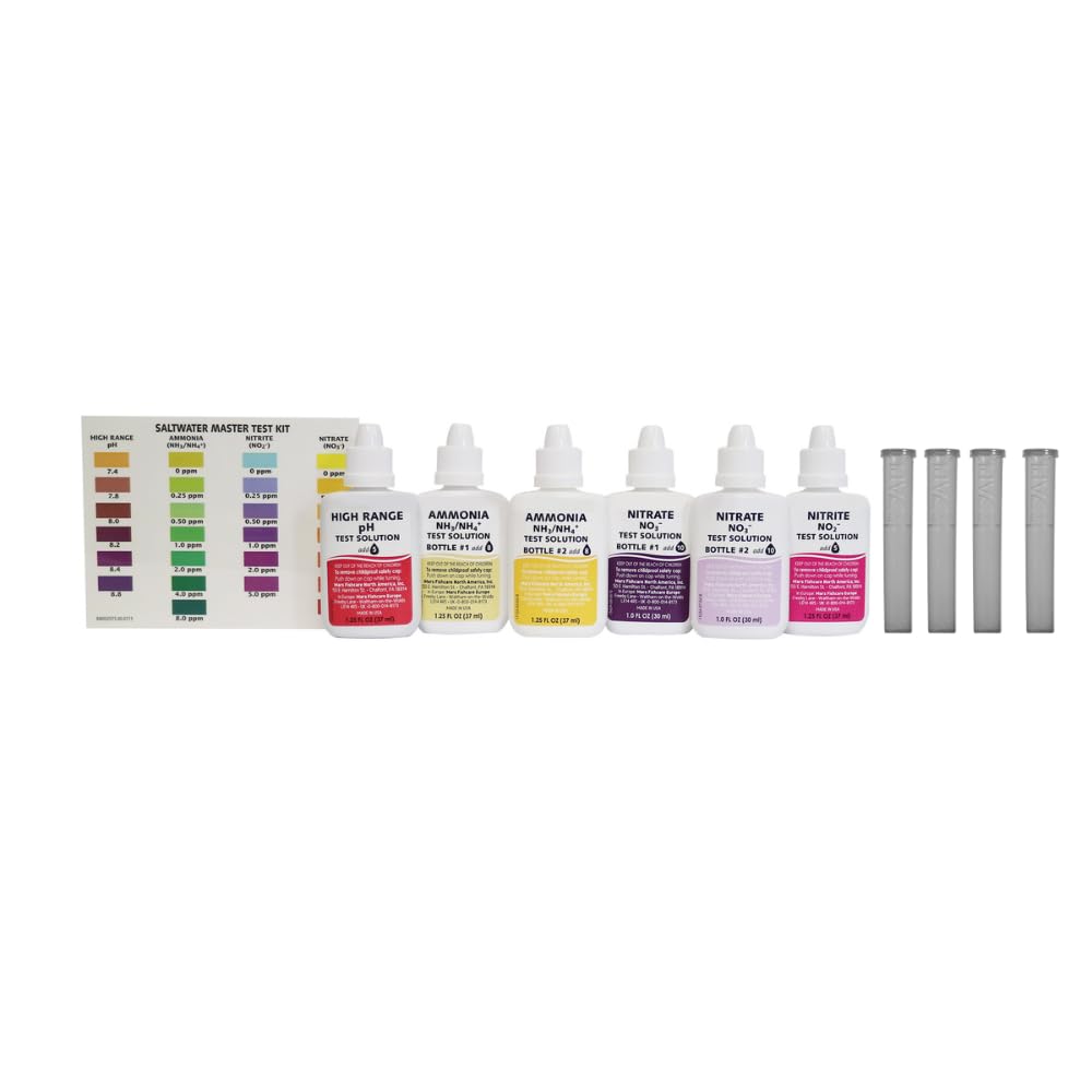 API Saltwater Master Test Kit – tubes d'essai faciles à manipuler.