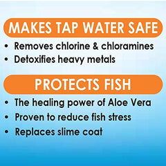 API Stress Coat favorisant la guérison des nageoires et des tissus après manipulation des poissons.