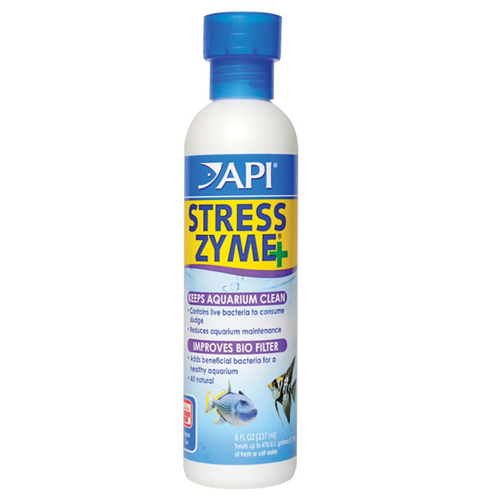 API STRESS ZYME: bouteille 8oz prête à intégrer le nettoyage régulier.