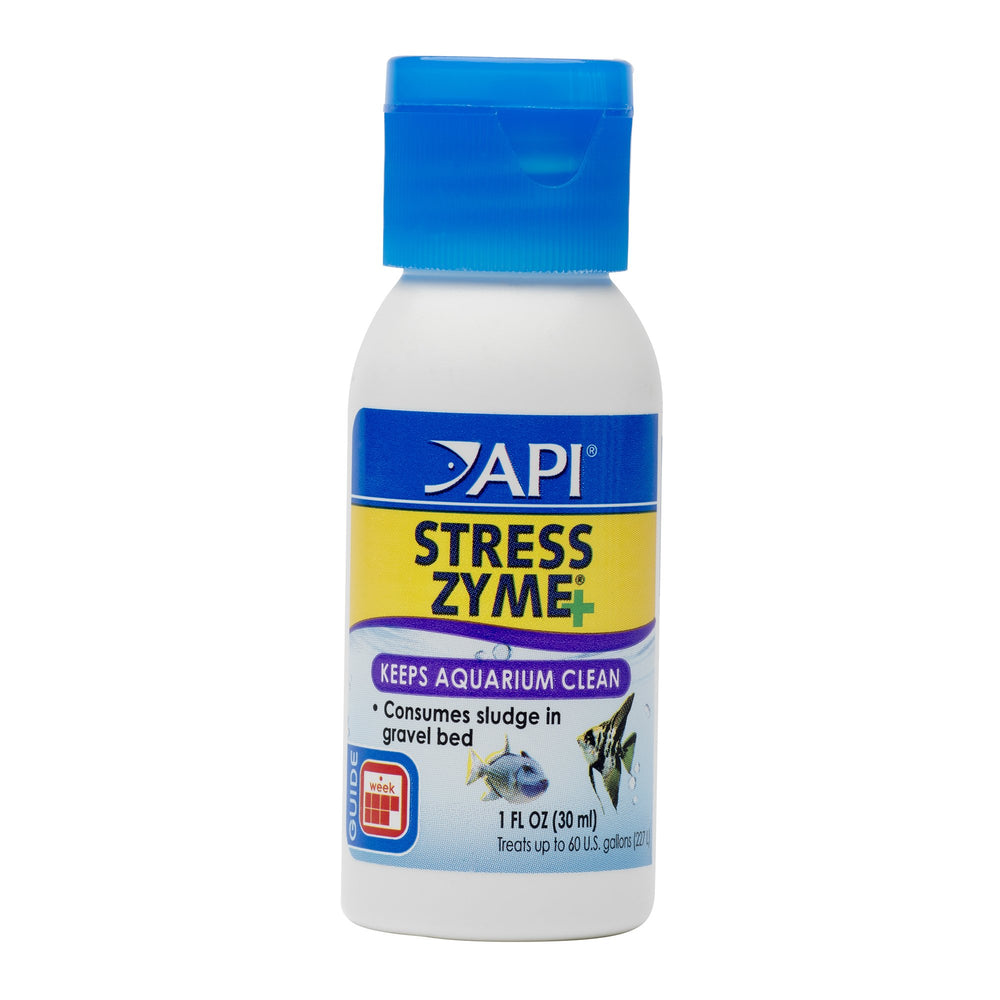 API Stress Zyme: bouteille 30 ml prête à l'emploi, améliore le filtre biologique.