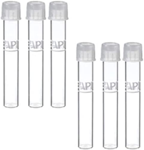Tubes API pour tests d’aquarium, ensemble de 6, idéal pour les sessions de test répétées