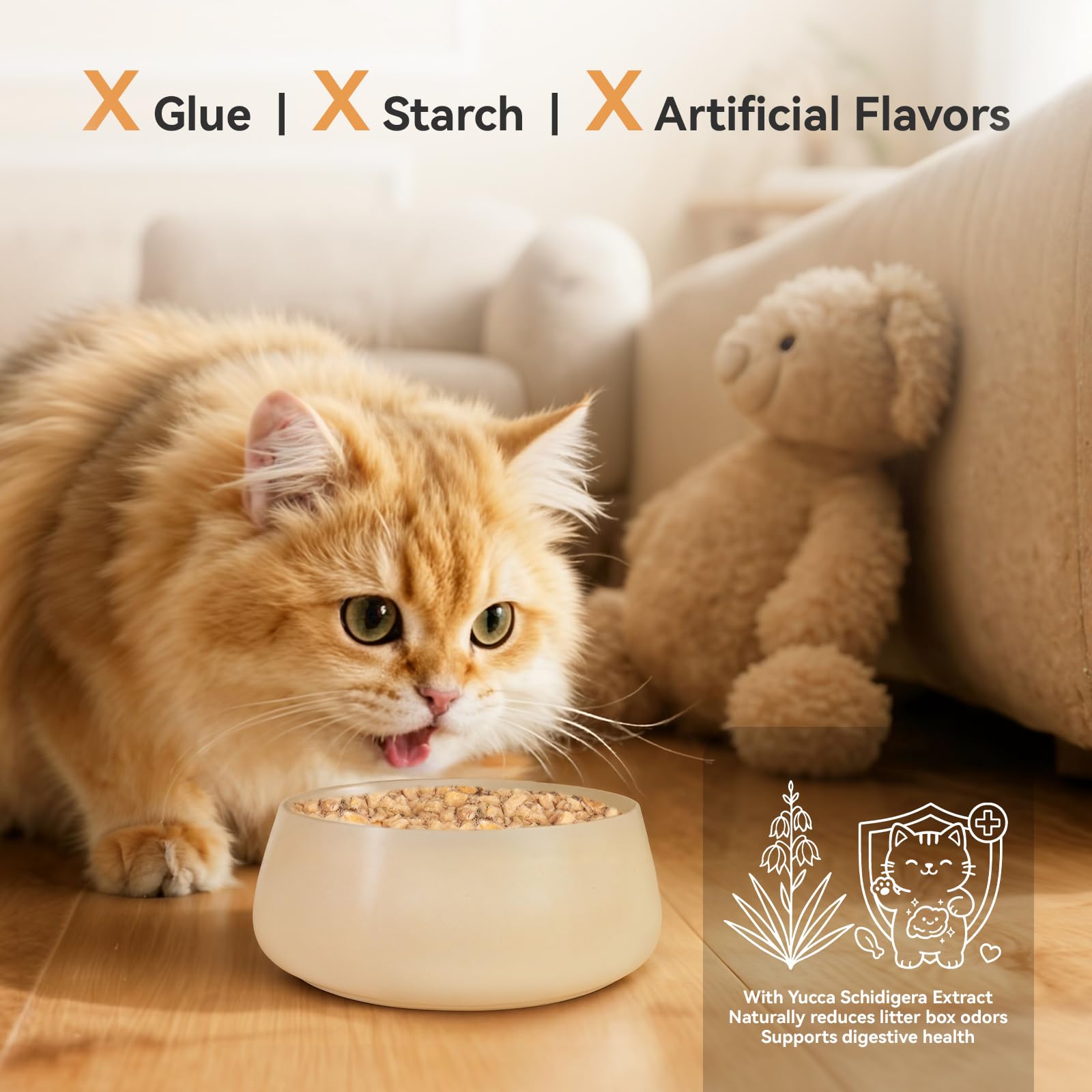 Nourriture chat APL lyophilisée, morceaux cœur poulet, saveur naturelle
