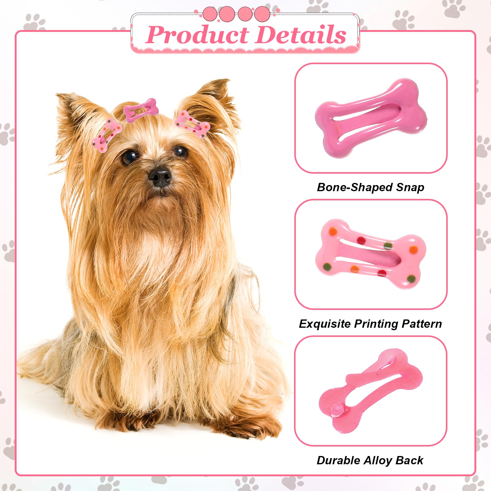 Pinces-os mini Apojgitn deux styles pour varier le style du chien