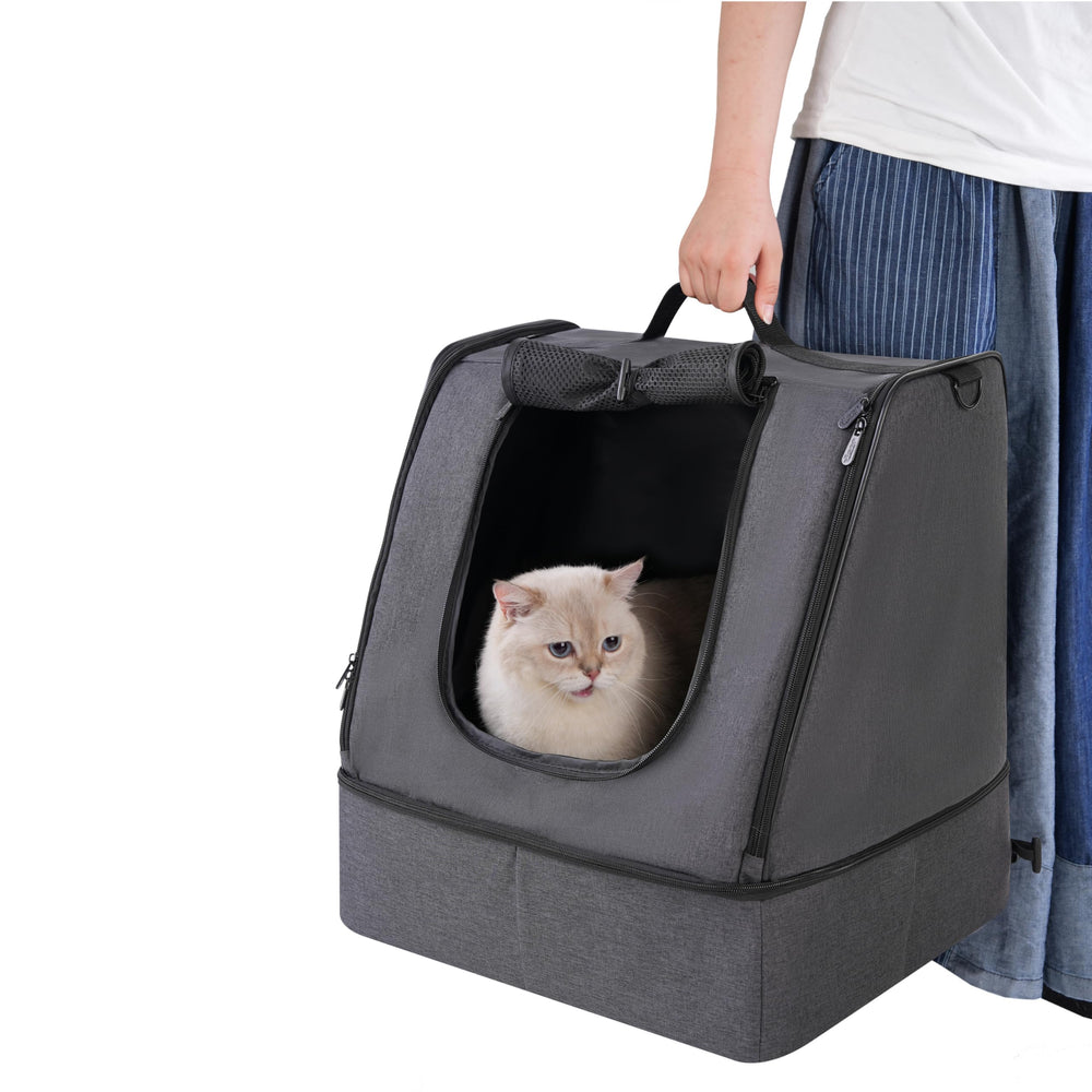 Apollo Walker accessoires inclus: pelle et bol rangés pour déplacements.