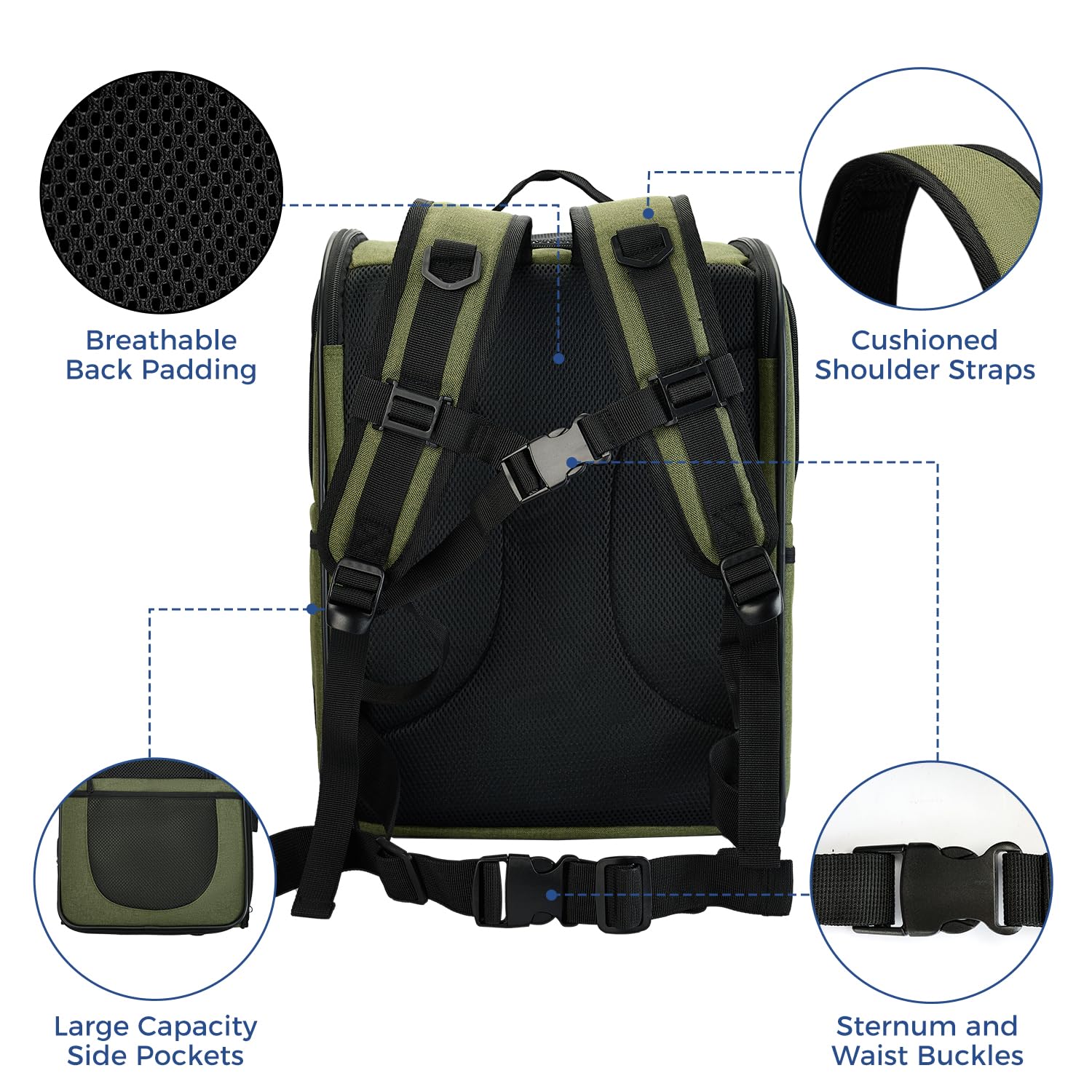 Apollo Walker attache-laisse intérieur pour sécurité lors du transport