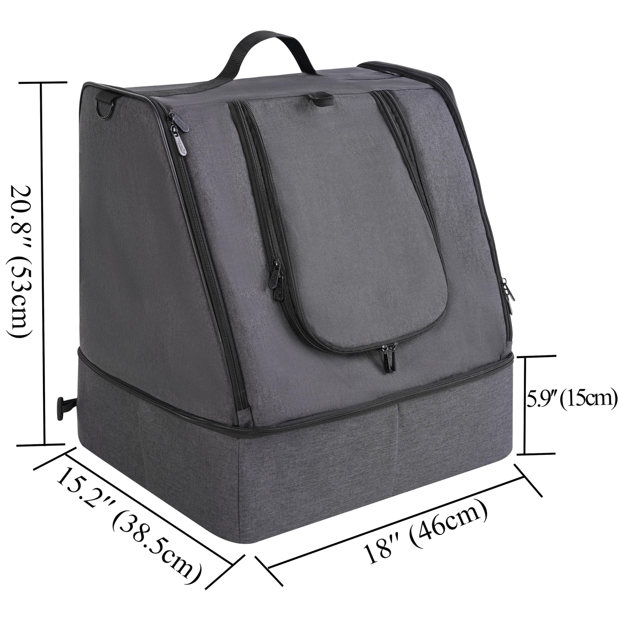 Apollo Walker boîte litière voyage avec fermeture zippée pour voyage propre.