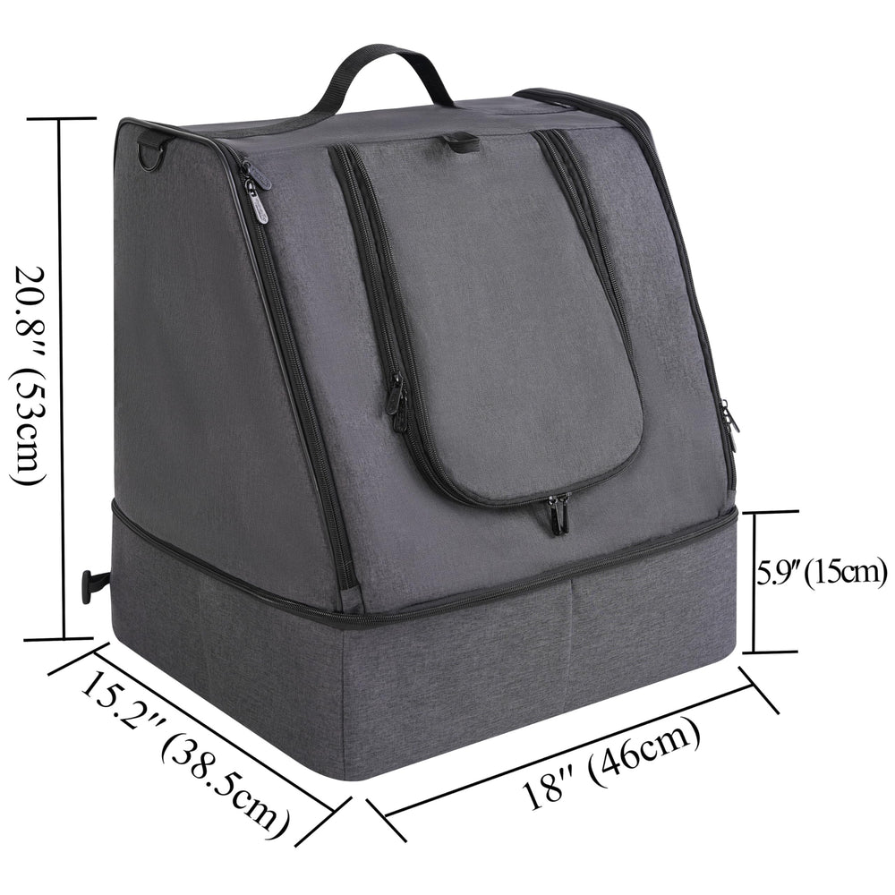 Apollo Walker boîte litière voyage avec fermeture zippée pour voyage propre.
