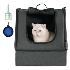 Apollo Walker boîte litière voyage ouverte offrant espace privé pour le chat.