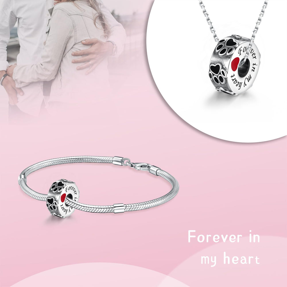 Pendentif APOTIE argent 925 mémoire cœur pour garder les souvenirs.