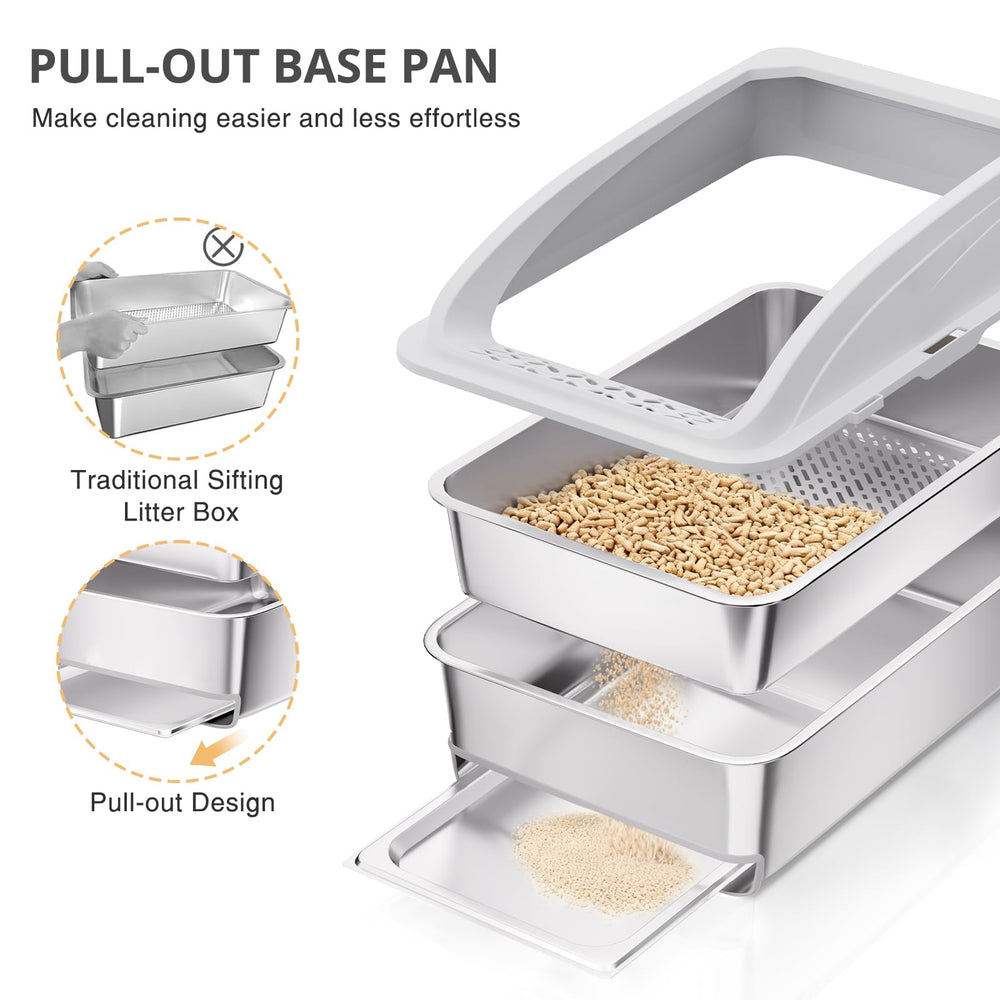 APPKER litière inox – granulés de pin pour durabilité et propreté.