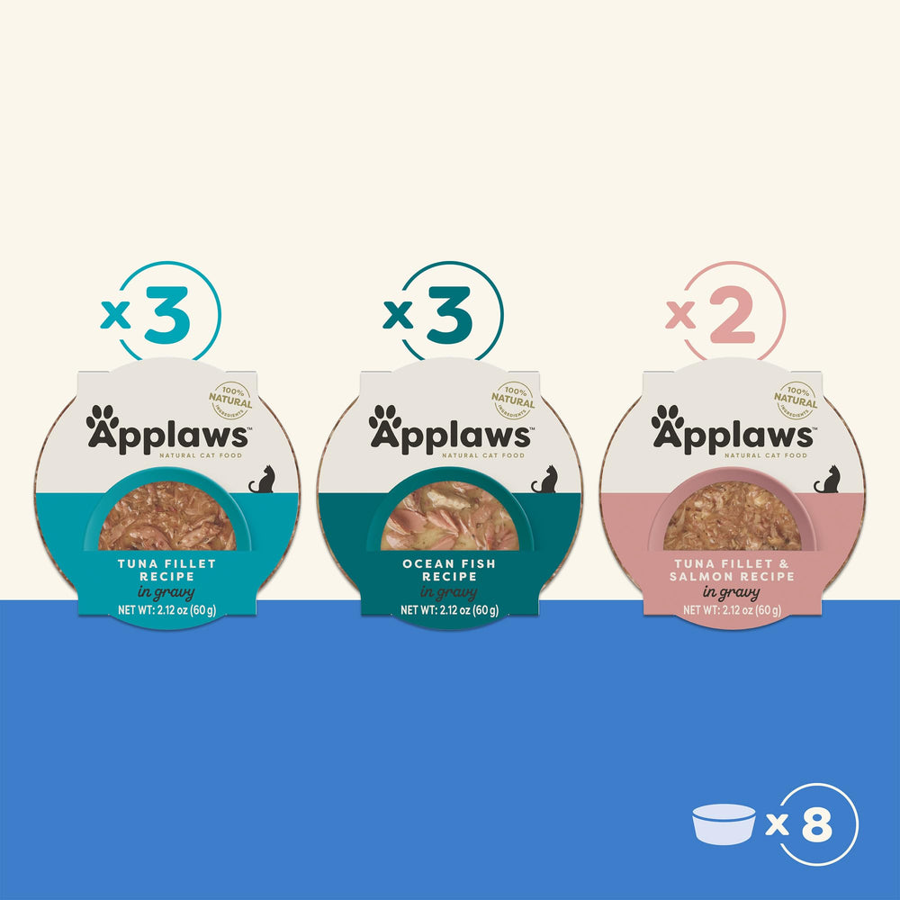 Applaws chat — boîtes faciles à ouvrir pour repas quotidiens.