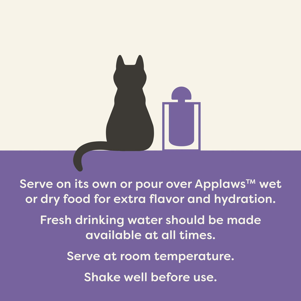 Applaws Bouillon Poulet Chat Poche: source naturelle de protéines et hydratation.