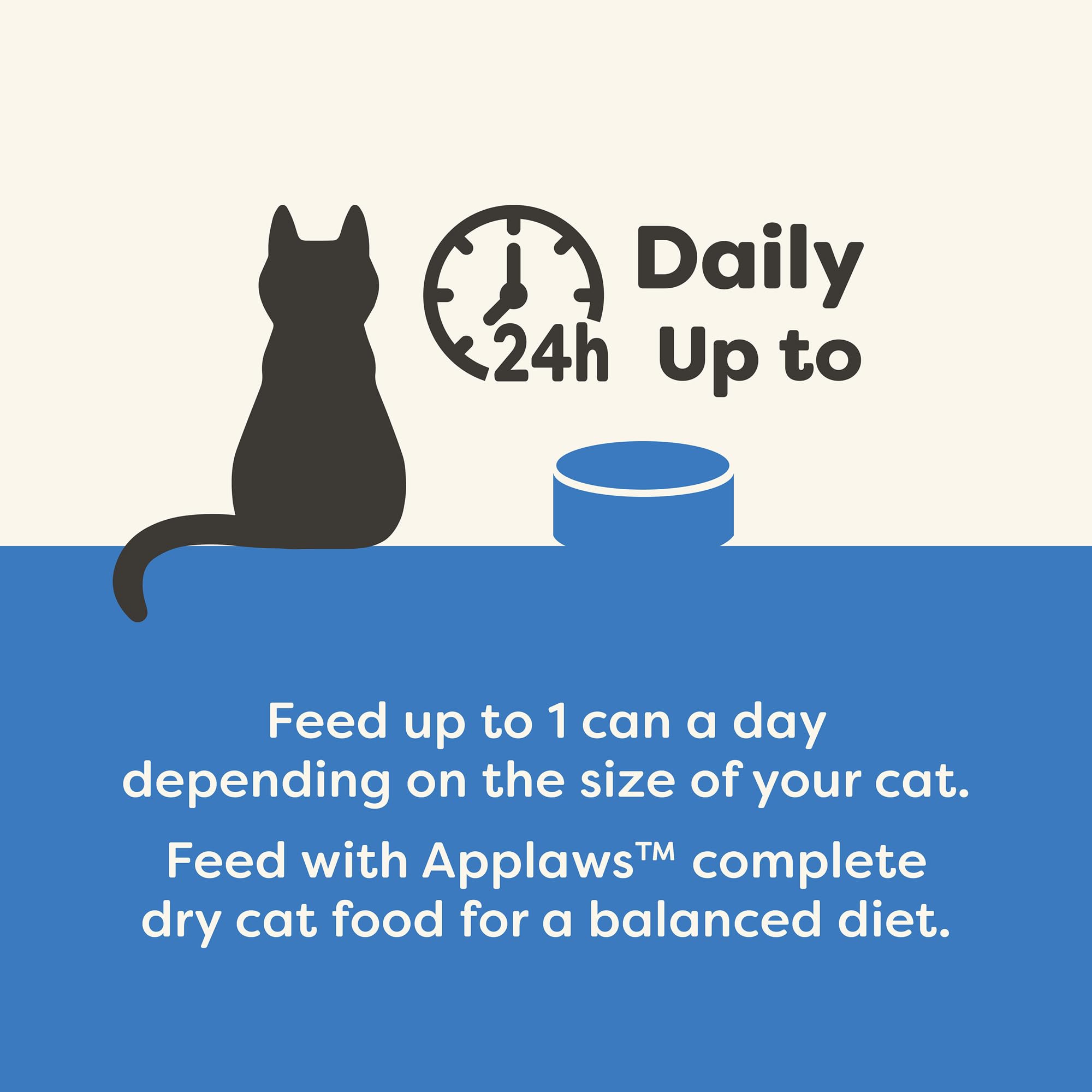 Chat dégustant une portion de bouillon Applaws, repas appétissant