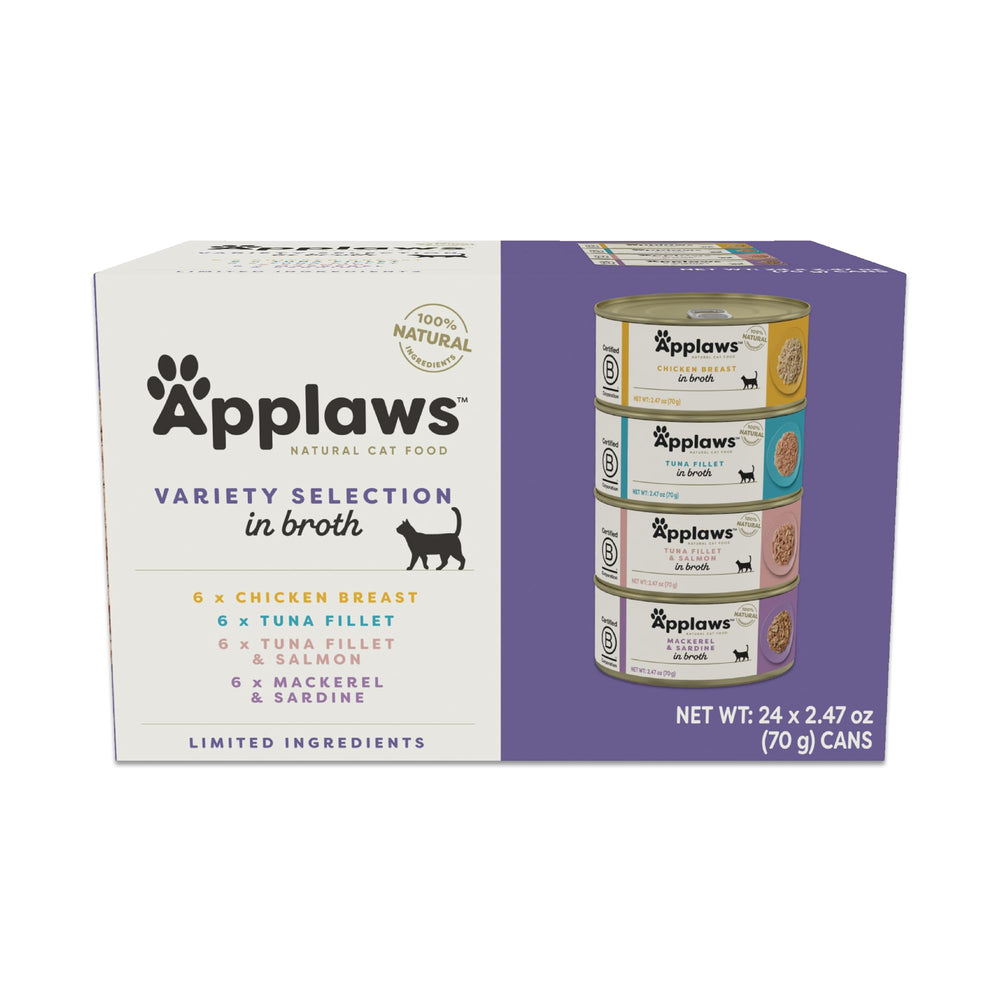 Applaws chat poulet bouillon: protéines naturelles et hydratation optimale.