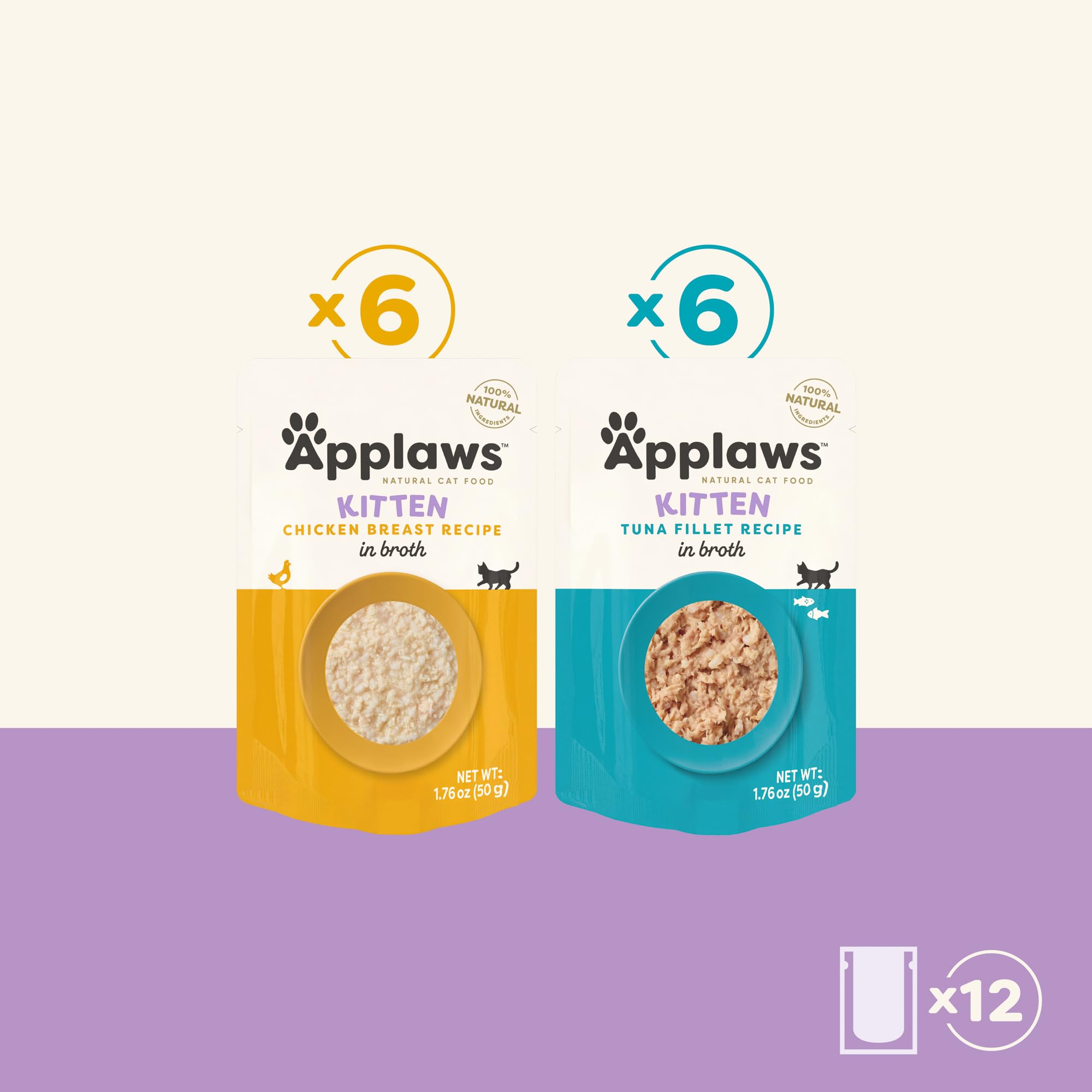 Applaws Chaton, alimentation humide complémentaire, parfaite avec croquettes.