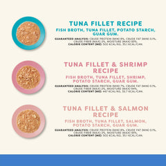 Applaws filet de thon aux crevettes – recette en sauce, saveur marine et hydratation.