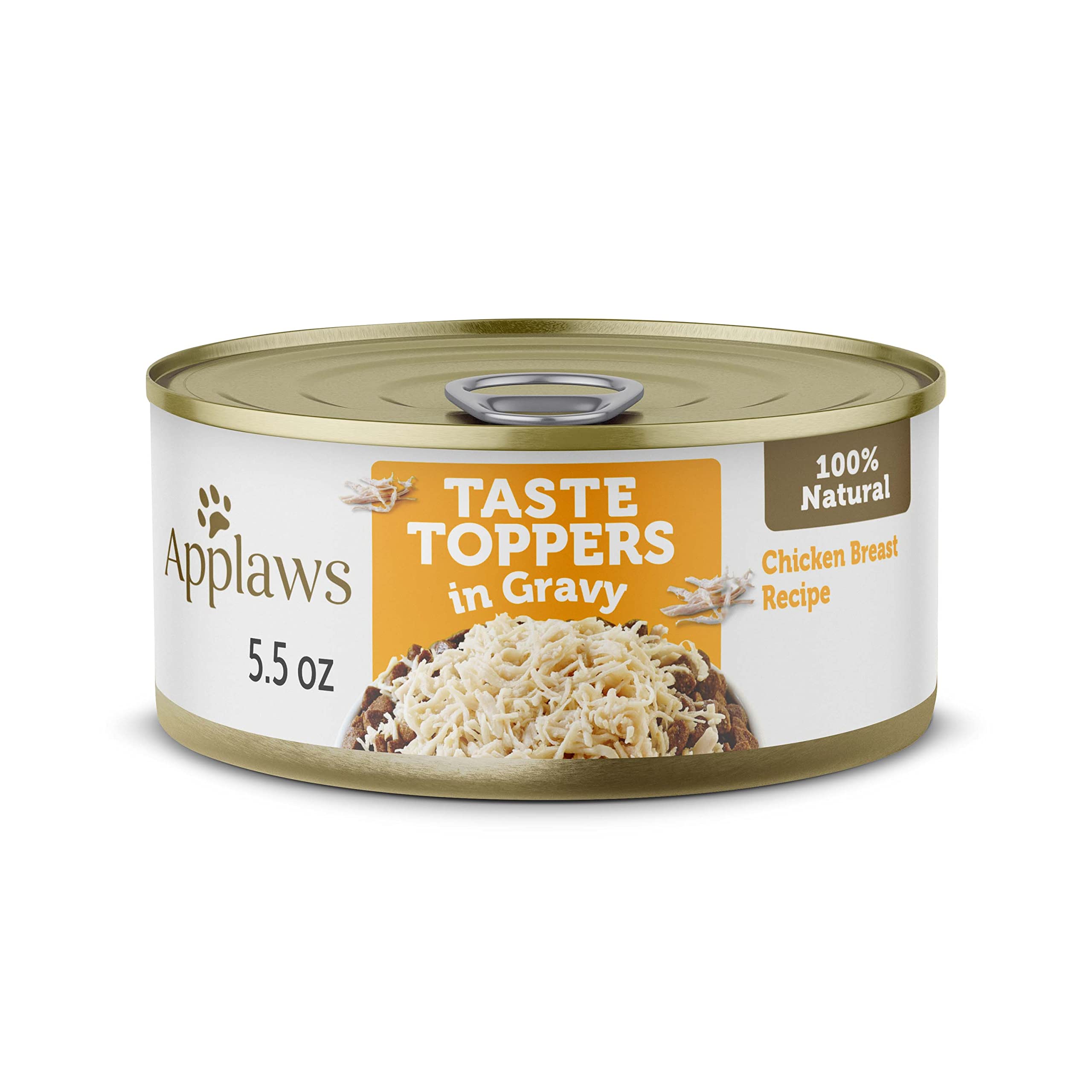 Applaws Taste Toppers – boîte poulet sauce, complément naturel pour chiens actifs.