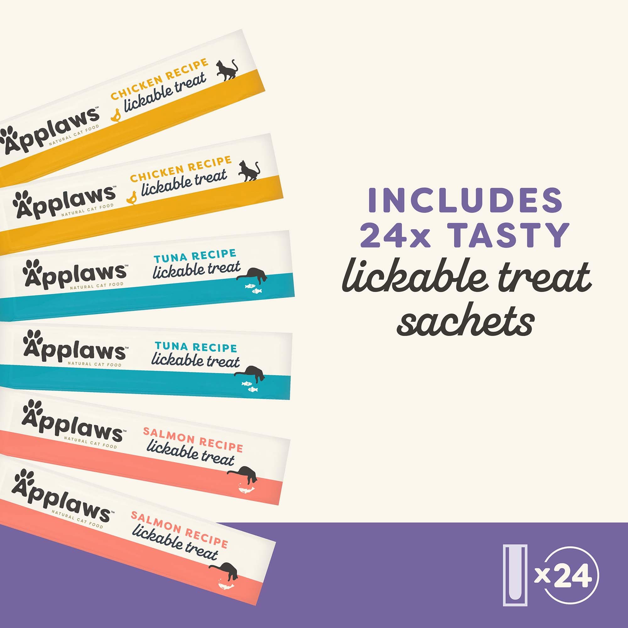 Applaws utilisation directe sur croquettes – variété de textures à chaque repas.