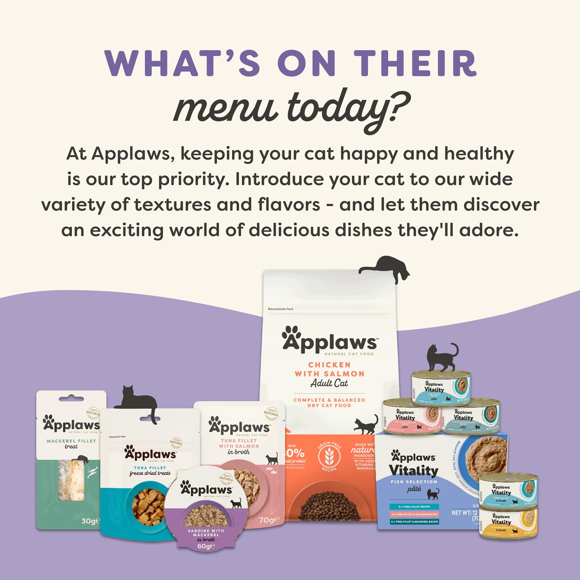 Applaws Vitality Bouillon Chat – hydratation naturelle à chaque bouchée.