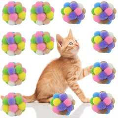 Balles AQSXO chat clochette, diametre 2 pouces, stimulant le jeu quotidien.