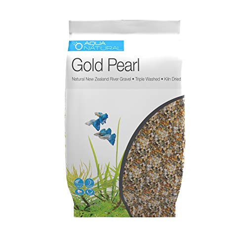 Aqua Natural, galet doré 2-4mm, parfaite ambiance plage dans terrarium ou vivarium.