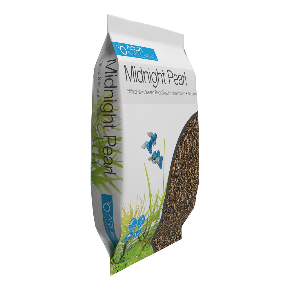 Aqua Natural Midnight Pearl, ambiance naturelle pour l'aquarium grâce à des tons marron.