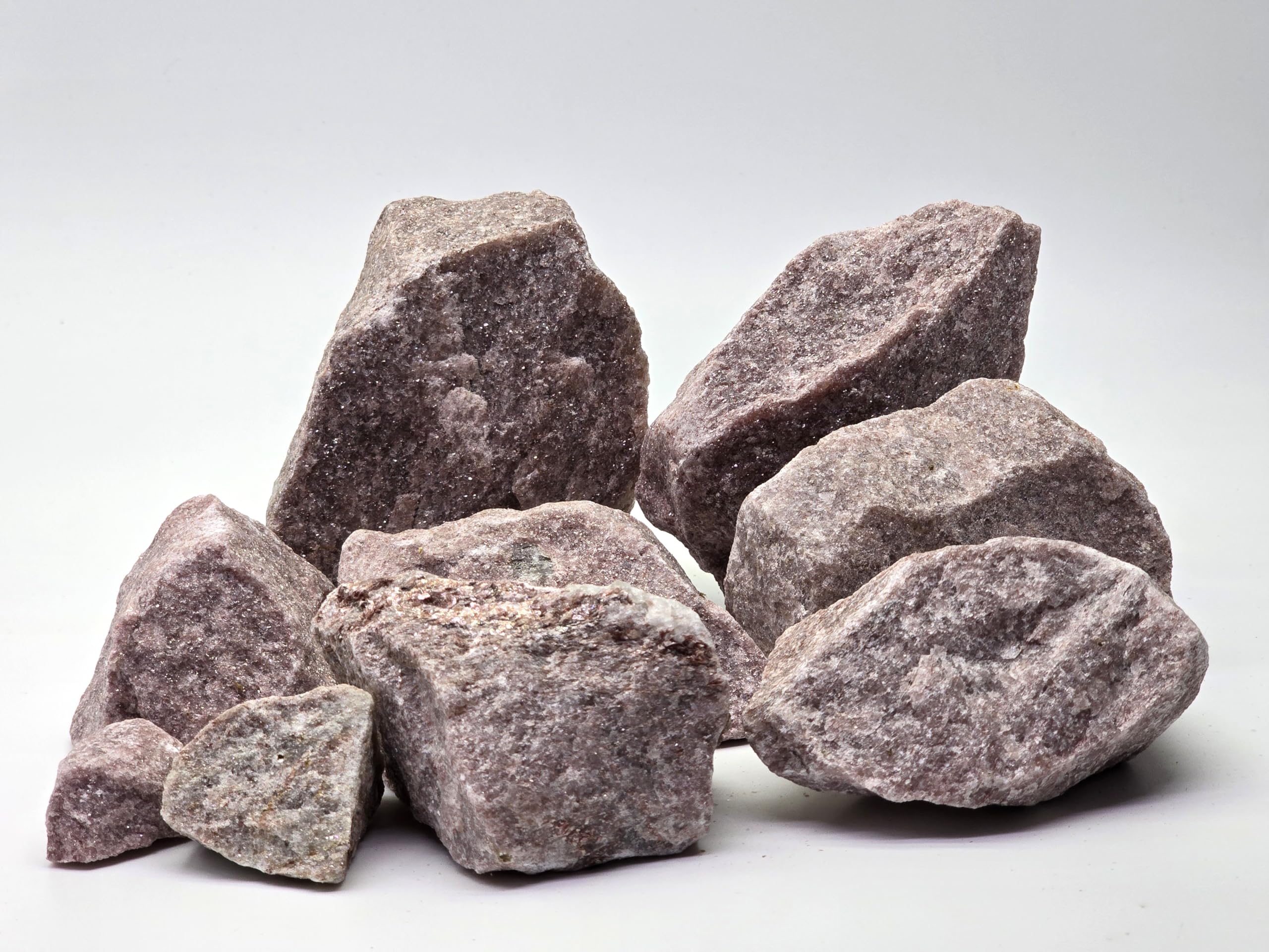 Aqua Natural Roche rose brillante, décor scintillant pour aquariums paysagers.