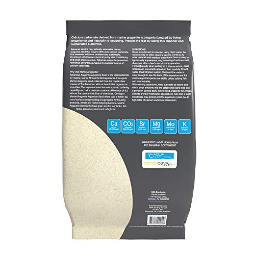 Sable aragonite pur à 98%: aide potentielle au maintien du pH autour de 8,2.