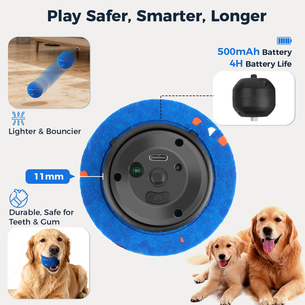 Aquamorph balle en TPU durable pour mâcher sans risque et longévité.