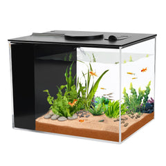 AQUANEAT bac-aquarium-1-gallon-ensemble-complet, compact et idéal pour petits espaces.
