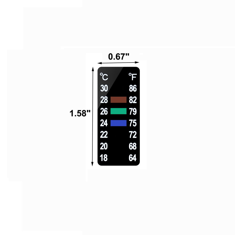 AQUANEAT dimensions 1,58 x 0,67 pouces: bande compacte