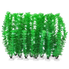 AQUANEAT – plantes artificielles pour aquarium, 10 pouces, décor durable et sûr.