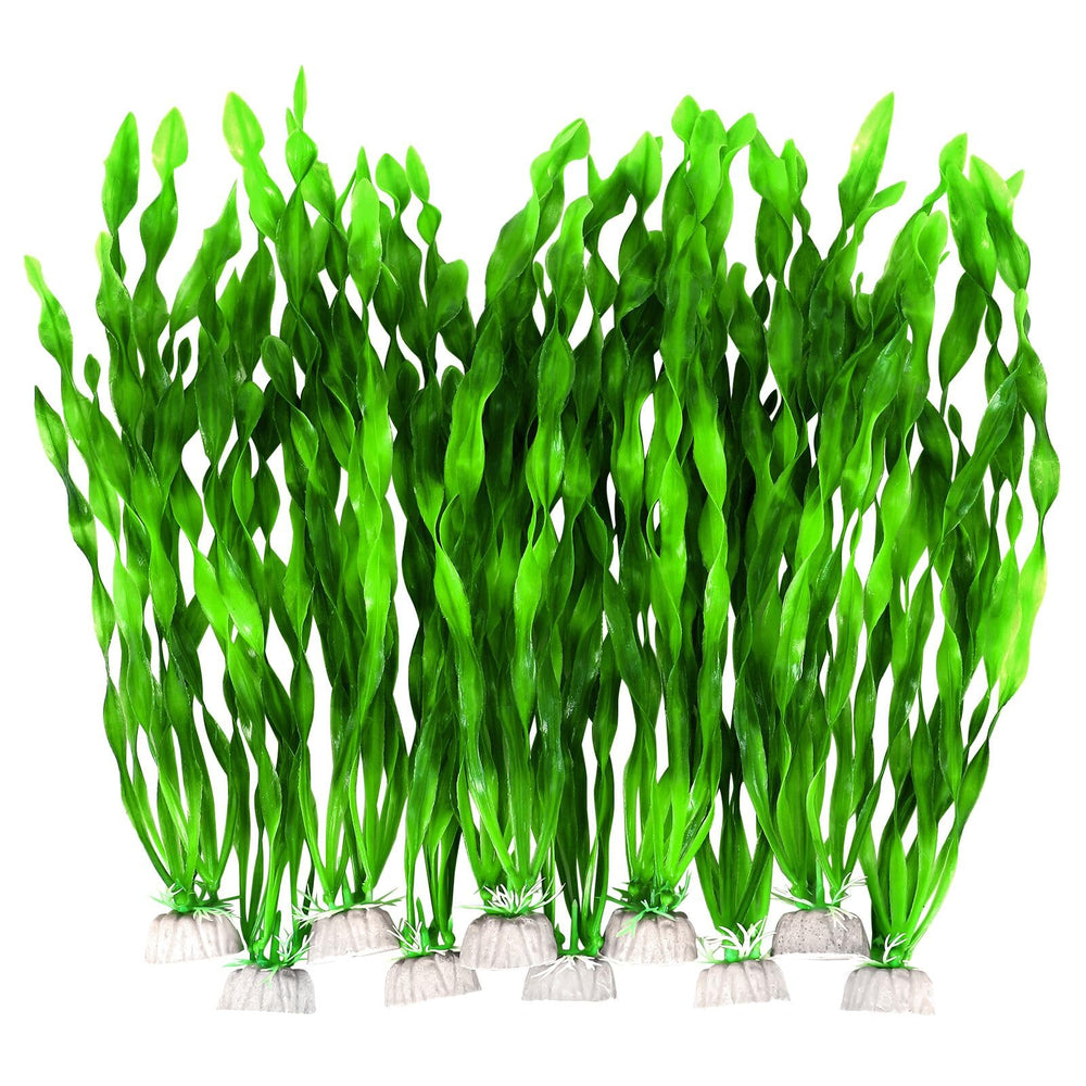 AQUANEAT – plantes artificielles pour aquarium avec feuillage vert pour un décor naturel