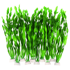 AQUANEAT – plantes artificielles pour aquarium avec feuillage vert pour un décor naturel