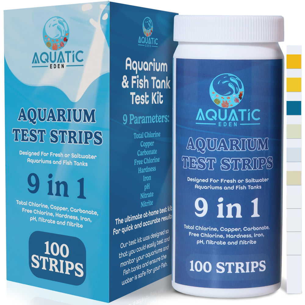Aquatic Eden kit tests 9-en-1, vérification rapide pour tout aquarium