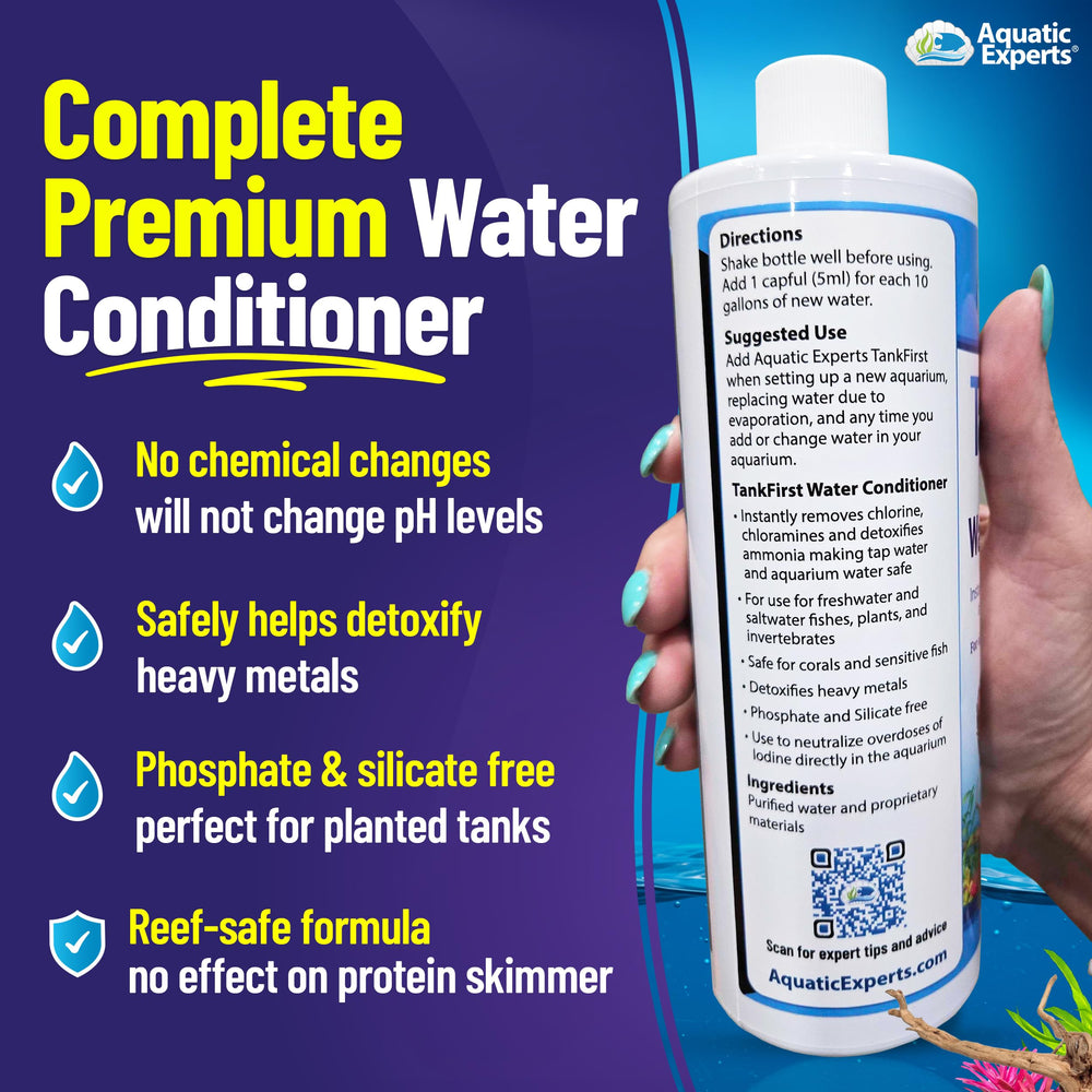 TankFirst – mise en eau instantanée adaptée aux aquariums d'eau douce.