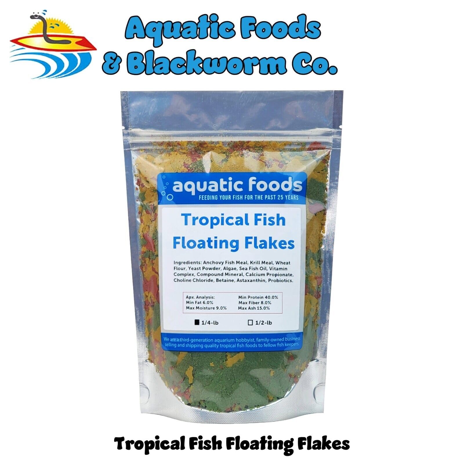 Flocons Aquatic Foods Inc. adaptés pour cichlides et tétras, soutien nutritionnel.