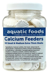 Aquatic Foods Coquilles calcium moyennes extraepaisse pour poissons tropicaux