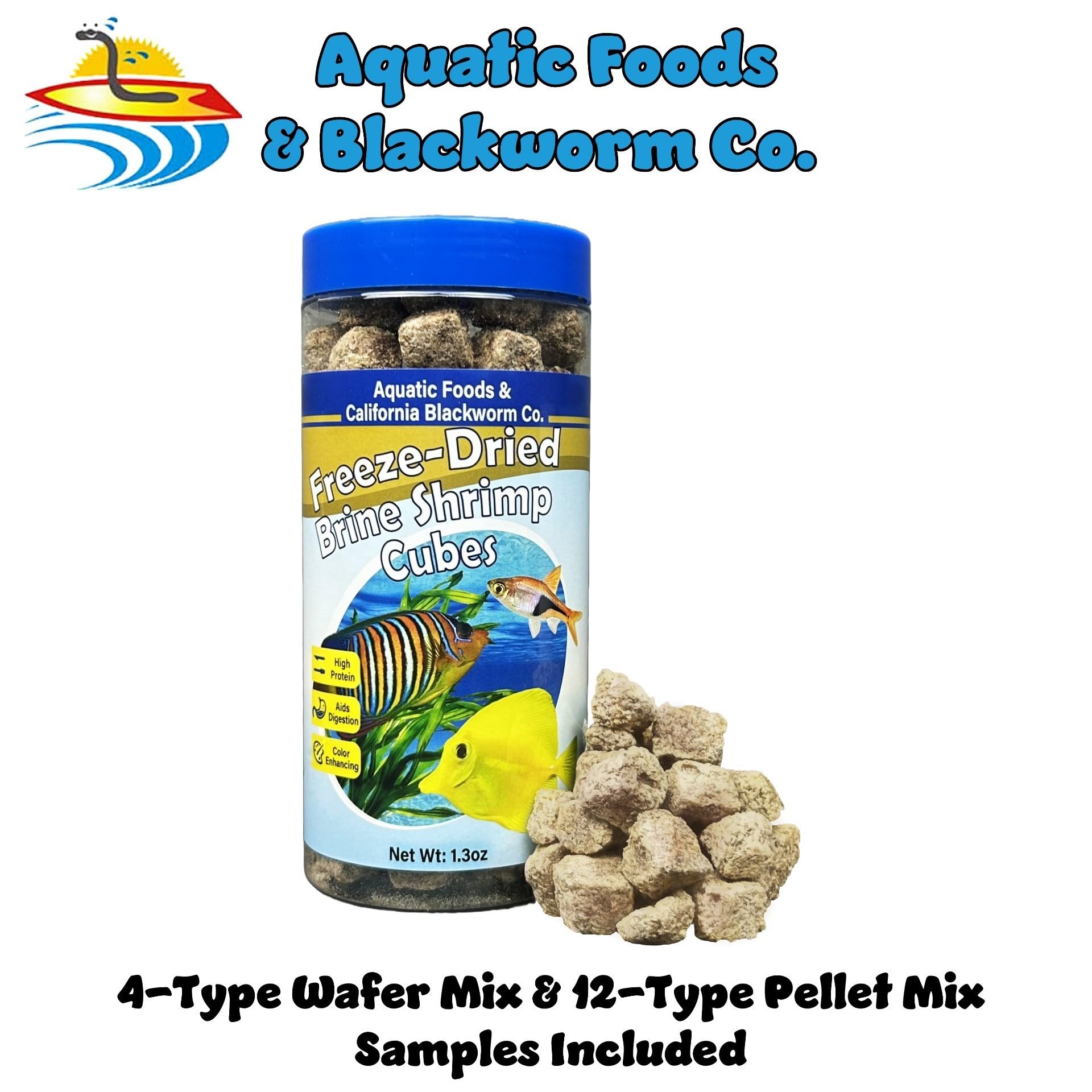 Aquatic Foods Inc. cubes d’artémies, dosage précis pour l’aquarium.