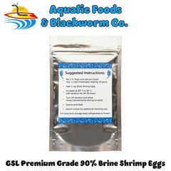 Emballage Aquatic Foods Inc. œufs artémias 25 g, conservation fiable