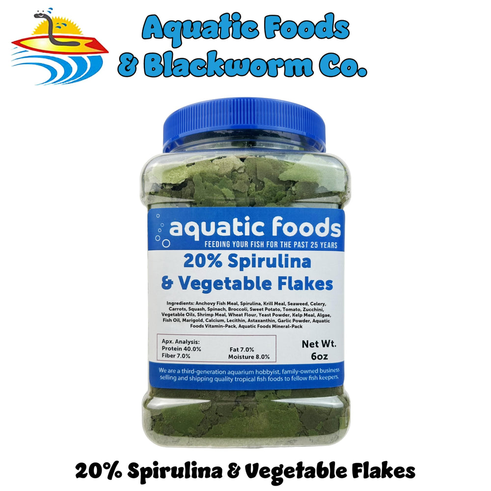 Aquatic Foods Inc. mélange galettes-granulés, favorisant couleur et croissance saine des poissons