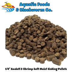 Axolotl Aquatic Foods Inc. pellets coulants pour ingestion facilitée
